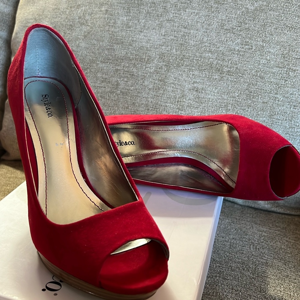 Open Toe Heels - image 1